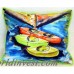 Betsy Drake Interiors Kayak Indoor/Outdoor Lumbar Pillow HUC1832
